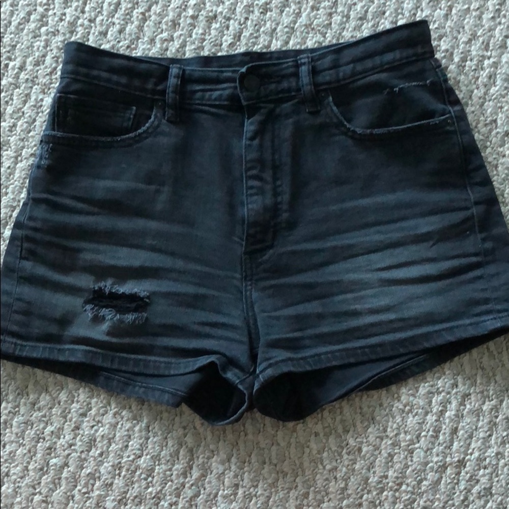 High rise Uniqlo Jean shorts